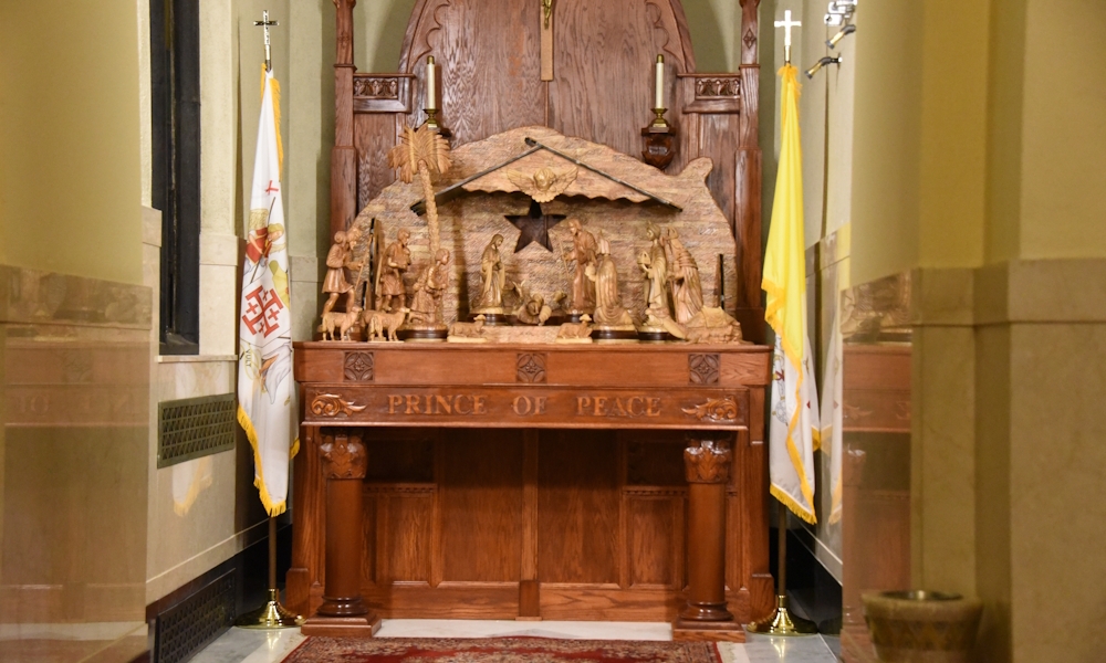 Hand-carved Nativity is a lasting gift from a Holy Land pilgrimage